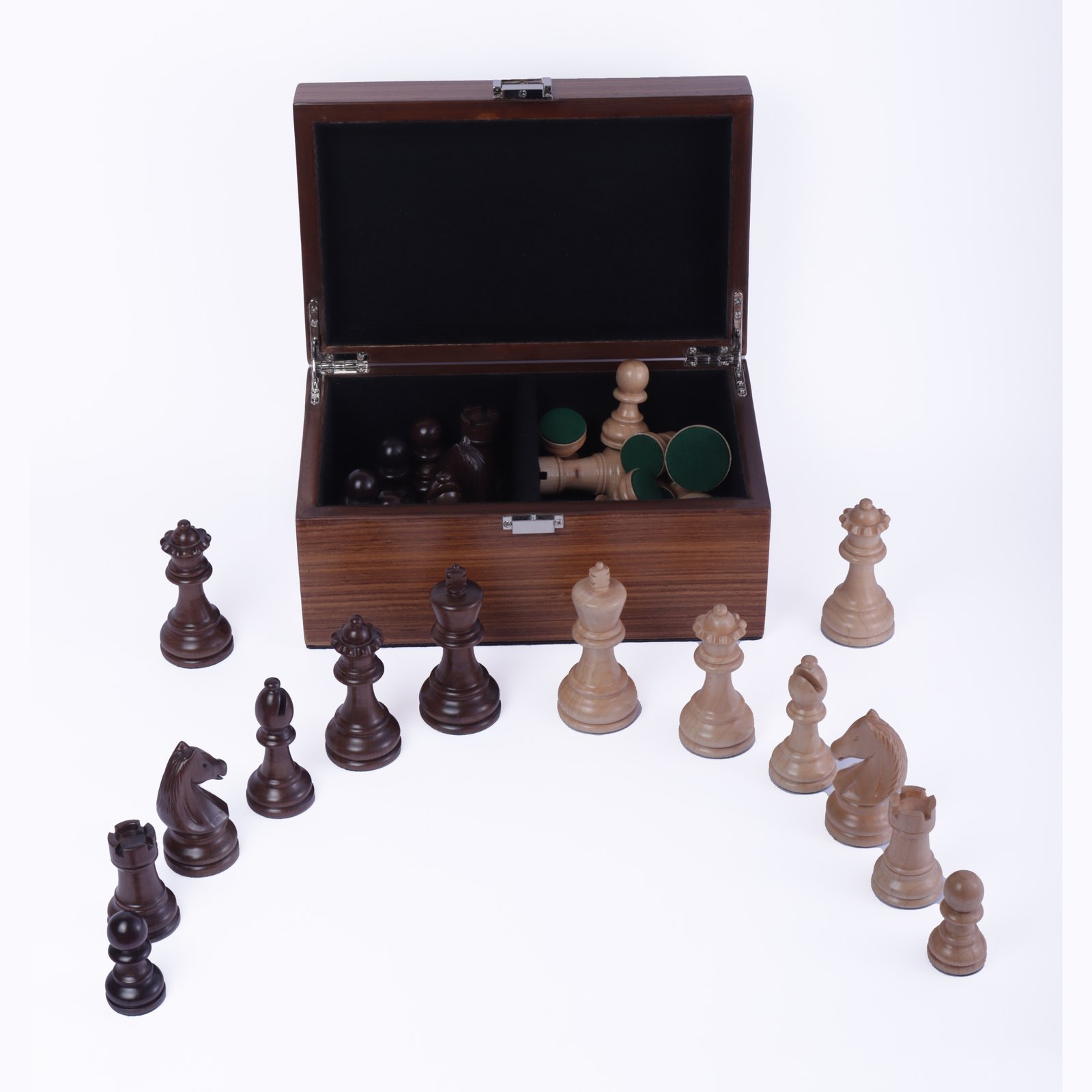 LCM Luxury Walnut Chess Set