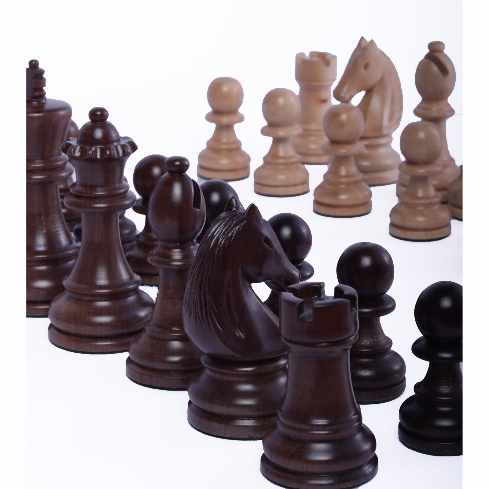 LCM Luxury Walnut Chess Set