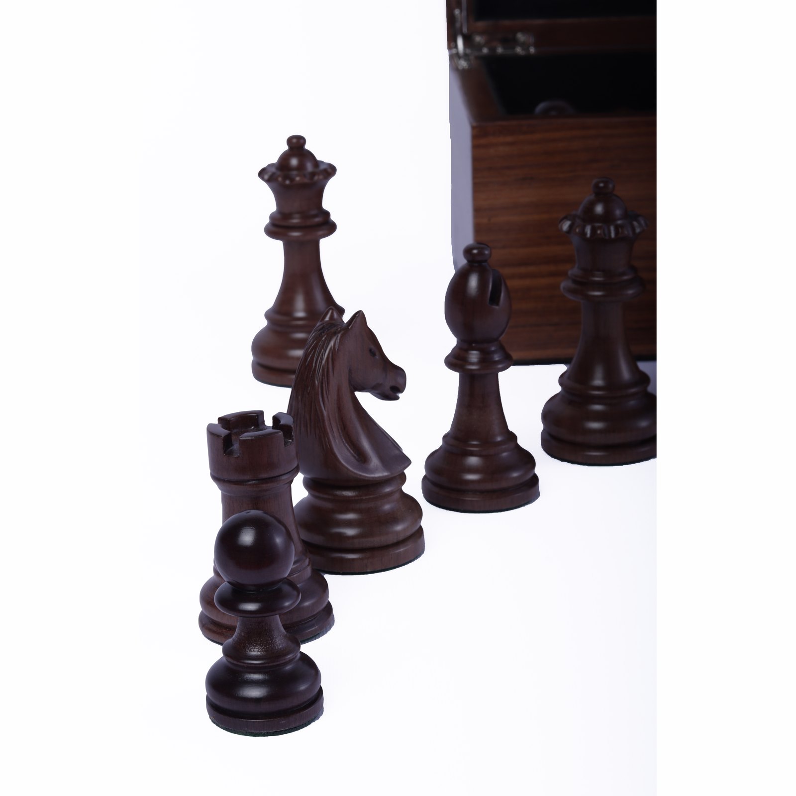 LCM Luxury Walnut Chess Set