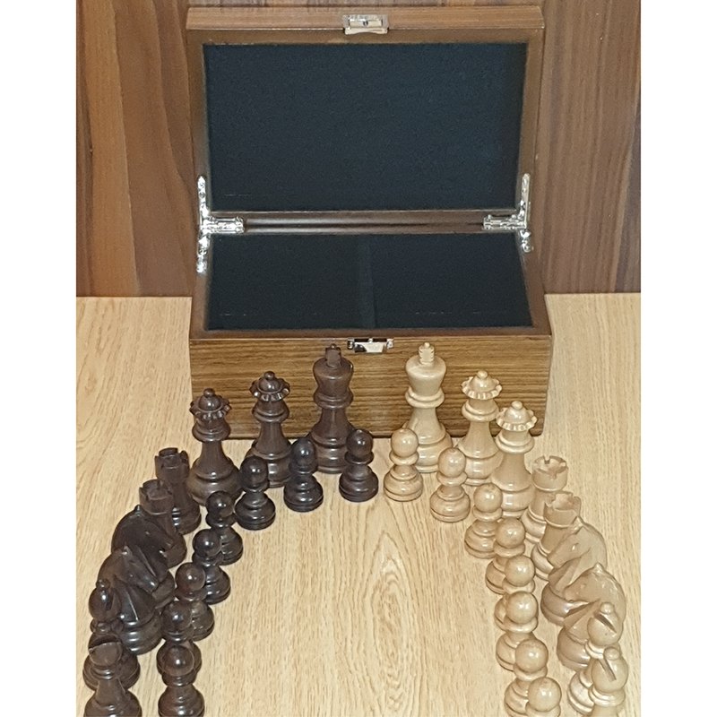 LCM Luxury Walnut Chess Set