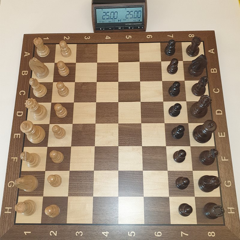 LCM Walnut & Maple Chessboard